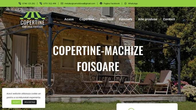 Copertine Marchize Foisoare - Fier Forjat - Metalice