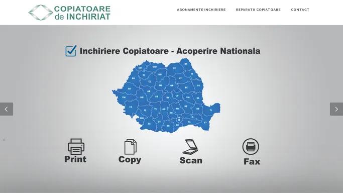 Inchirieri Copiatoare | Multifunctionale | Reparatii