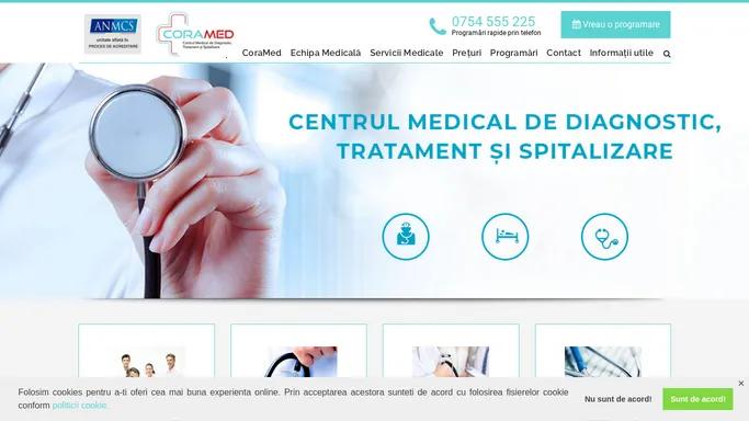 Coramed - Centrul medical de diagnostic, tratament si spitalizare