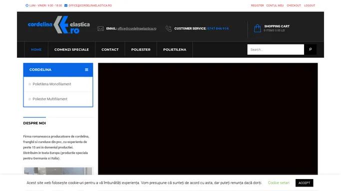Cordelinaelastica.ro – Cordelina elastica