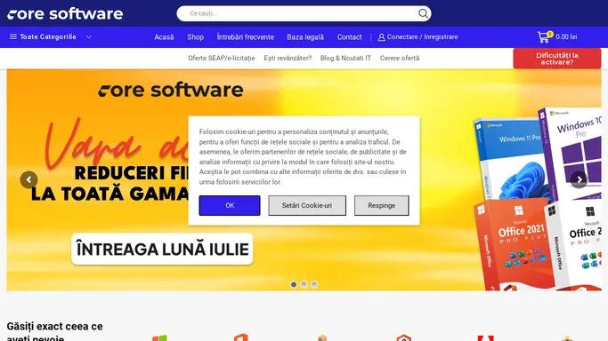 Licente Software Ieftine | Core Software