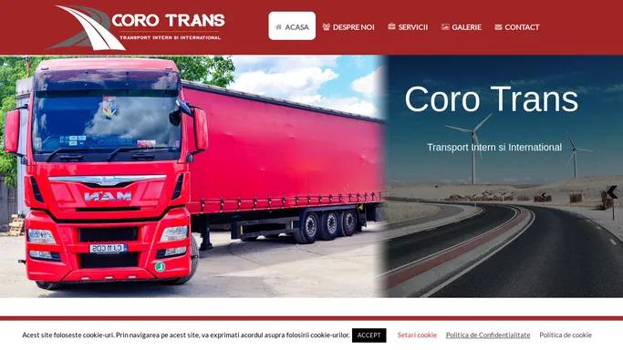 Transport intern si international – Corotrans – Transport intern si international Corotrans