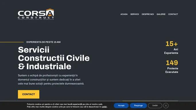 Firma constructii Industriale si Civile – Corsa Construct