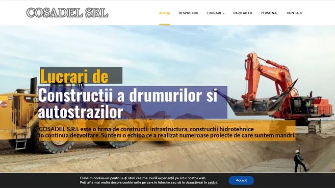 Lucrari constructii drumuri, autostrazi, Lucrari demolare - Cosadel