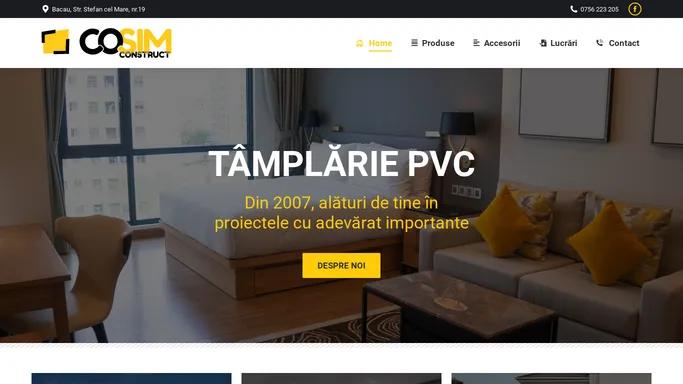 Cosim Construct – Tamplarie PVC