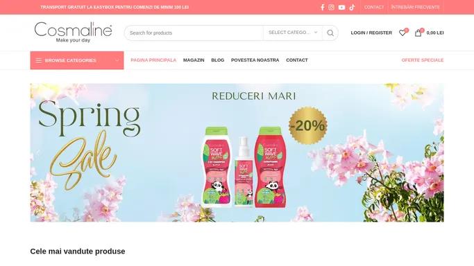 Cosmaline Romania - Produse naturale de ingrijire personala