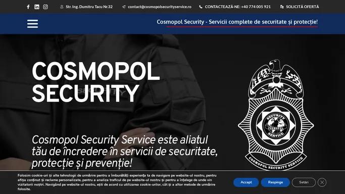 Cosmopol Security – Servicii de paza si protectie