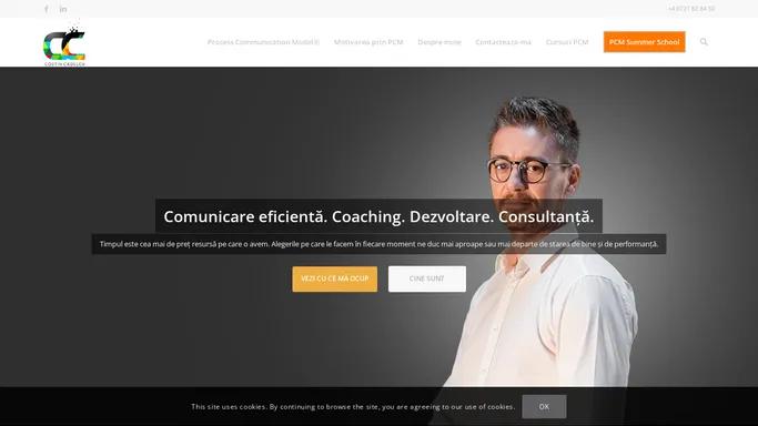 Costin Cadelcu - Trainer certificat Process Communication Model