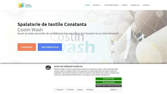 Spalatorie de textile Constanta - Costin Wash