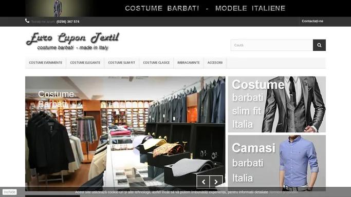 Costume barbatesti Timisoara modele Italia costum barbati - Euro Cupon Textil