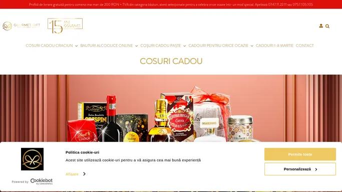 COSURI CADOU ONLINE peste 1000 oferte imbatabile | GourmetGIFT