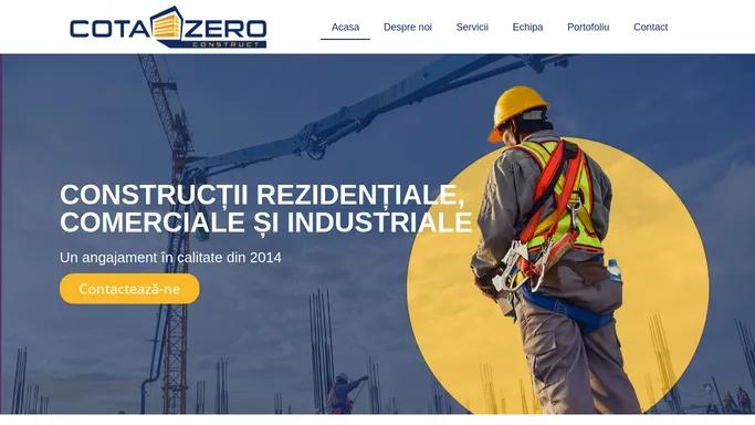 Cota Zero Construct – Constructii civile si industriale