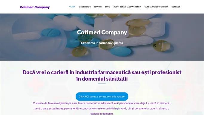 Cotimed Company – Excelenta in farmacovigilenta