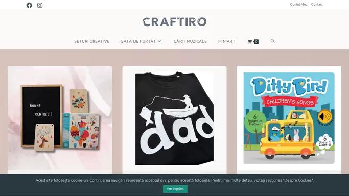 Jocuri Creative · Arts & Crafts · Imbracaminte Familie - Craftiro