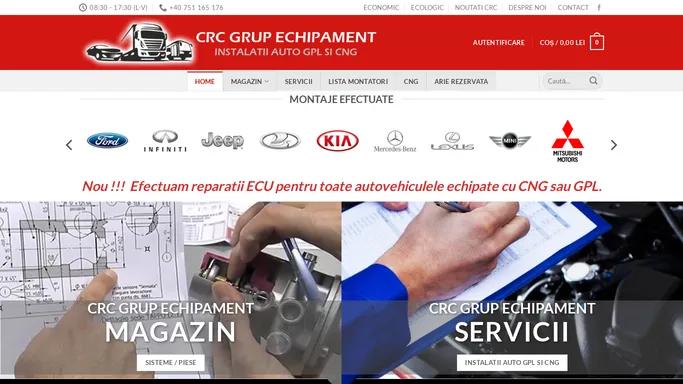 Instalatii auto GPL si CNG – CRC GRUP ECHIPAMENT