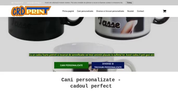 magazin de cadouri personalizate cani tricouri diverse preturi de la 20 lei