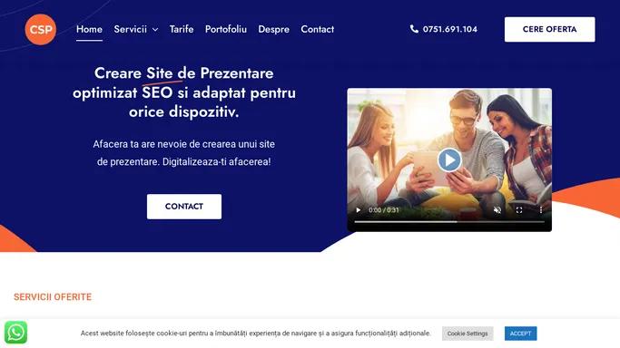 Creare Site Prezentare