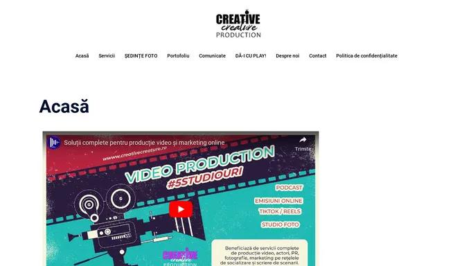 Creative Creature – We create unique experiences