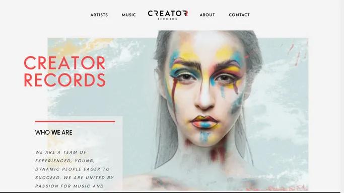 Creator – United by passion for music and art