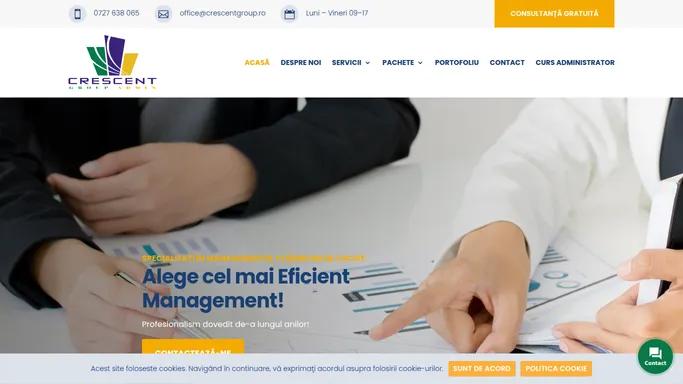 Servicii de administrare totala imobile - Crescent Group