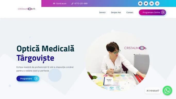 Optica Medicala Targoviste - Cristalin Optik