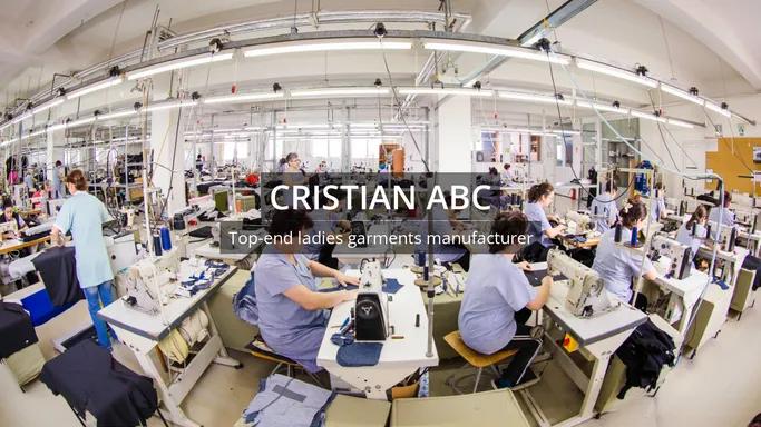 Cristian ABC – Top-end ladies garments manufacturer