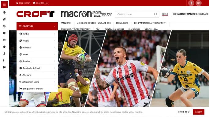 Echipament sportiv Macron - Echipamente Macron Italia | Croft