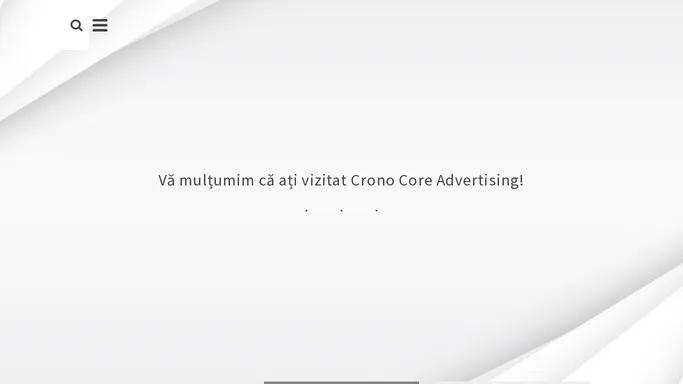 CRONO CORE – Promovare Online & Search Marketing