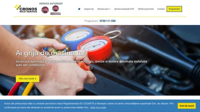 CRONOS NICO - Service auto multimarca. Reparator autorizat Fiat.