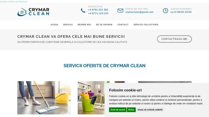 CRYMAR CLEAN | Servicii profesionale de curatenie