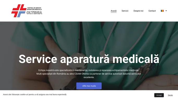 CSAM Oltenia - Service aparatura medicala | CSAM Oltenia