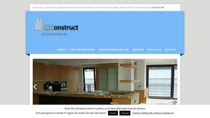 CSConstruct | Constructii case, amenajari interioare