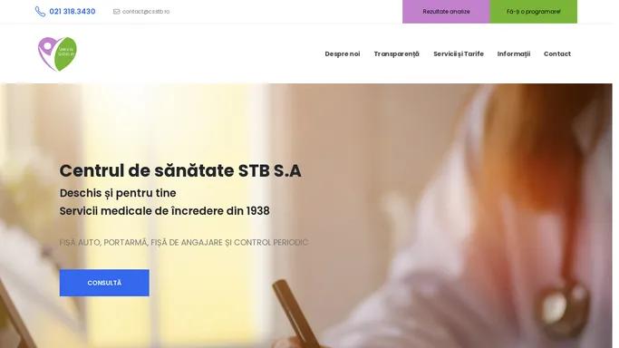 Centrul de Sanatate | STB S.A.