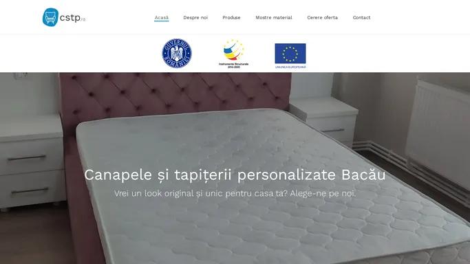 Retapitare si tapitare canapele Bacau - Reparatii canapele si fotolii