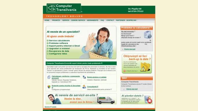 Service Calculatoare - Computer Troubleshooters Cluj-Napoca