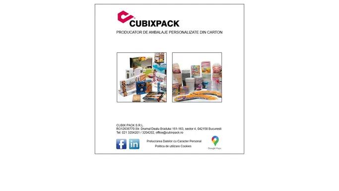 CUBIXPACK - producator de ambalaje personalizate din carton