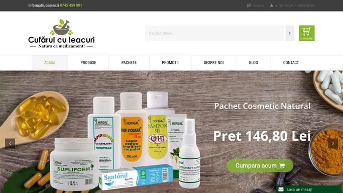 Cufarul cu leacuri - Natura ca medicament