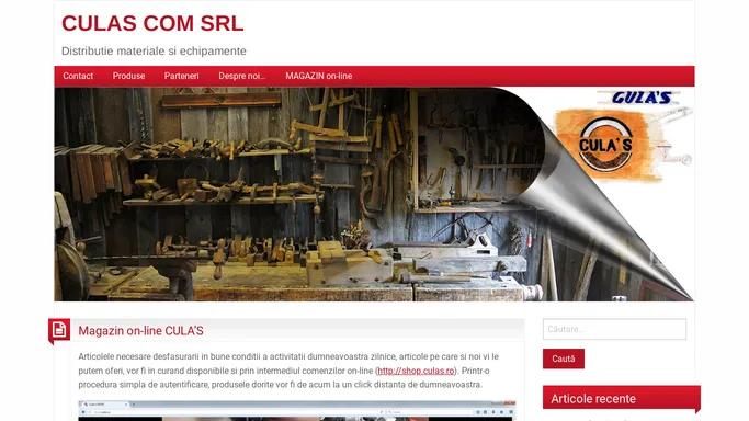 CULAS COM SRL – Distributie materiale si echipamente