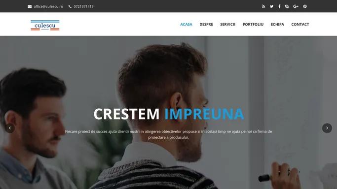 Culescu - Firma de analiza si proiectare solutii informatice