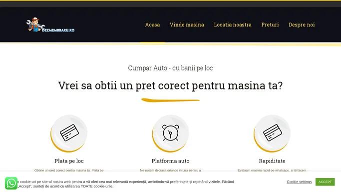 Cumparam auto pentru dezmembrari in Vaslui | Masini avariate sau rable