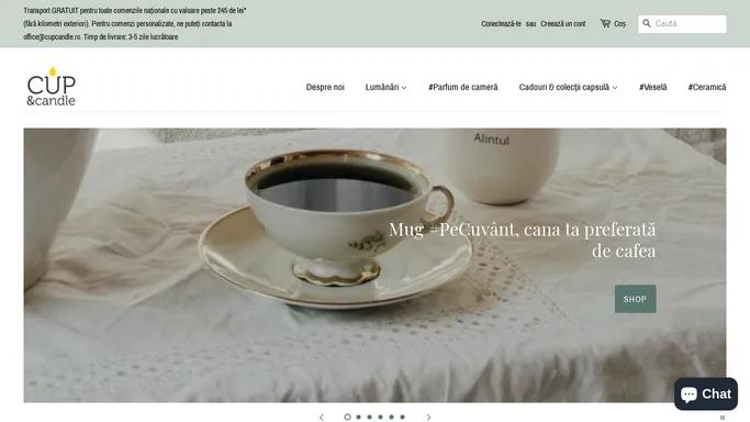 Cup & Candle by Oana Botezatu – CUP&CANDLE