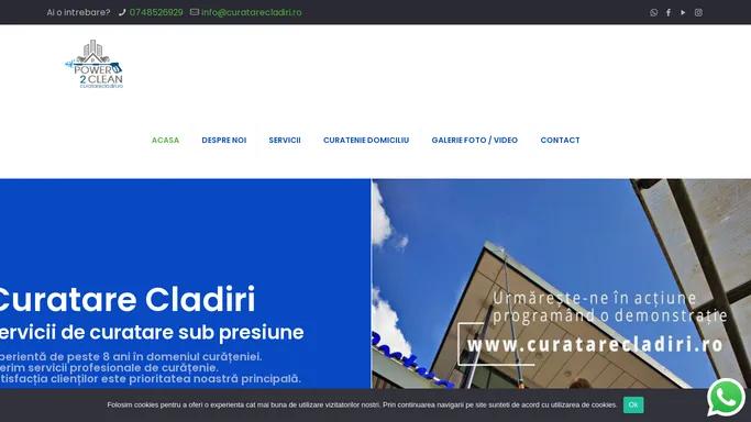 Servicii de curatare cladiri - Cluj-Napoca