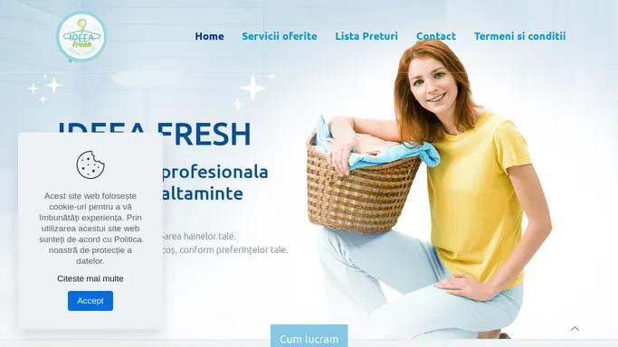 IDEEA FRESH Curatatorie profesionala de Haine in PITESTI