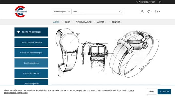cureledeceas.ro - Magazin online de curele si bratari de ceas
