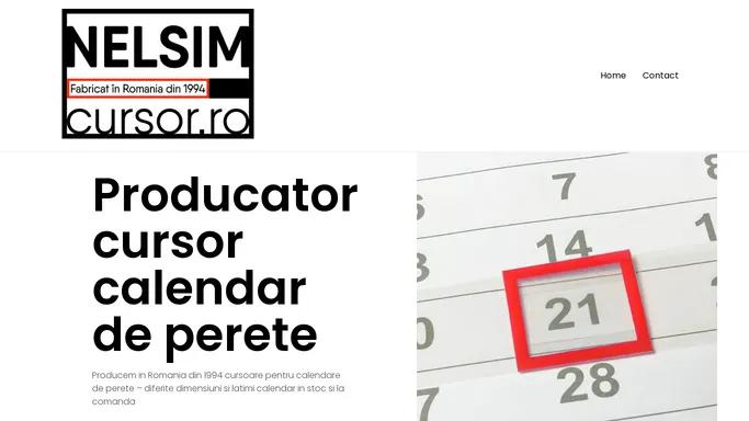 Home - NELSIM - producator cursor calendar