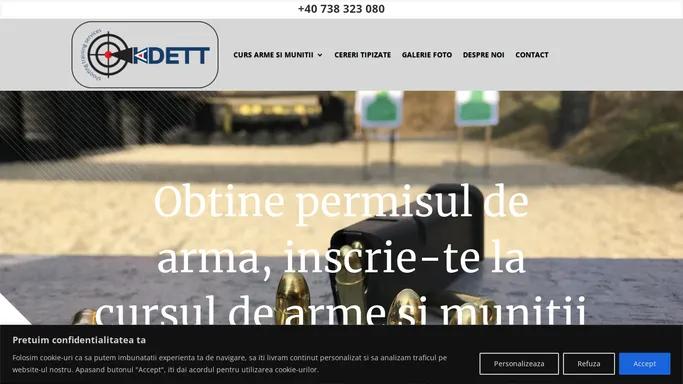 Cursuri arme si munitii - Obtine permis de arma