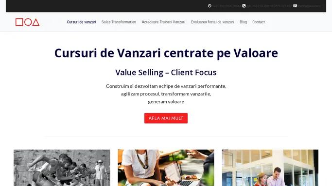 Start - Cursuri de Vanzari - Axioma Solutions