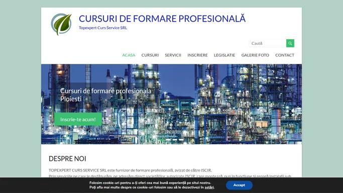 CURSURI DE FORMARE PROFESIONALA – Topexpert Curs Service SRL