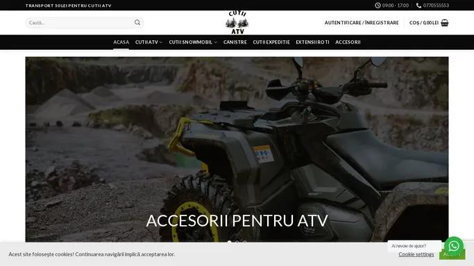 Cutii ATV – Cutii pentru ATV, UTV, SNOWMOBIL