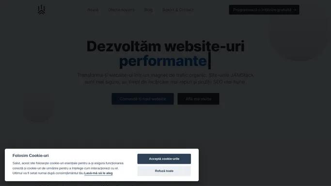 Website-uri performante pe arhitectura JAMStack | Cyber Shift